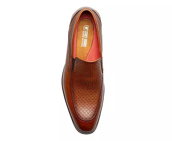 Stacy Adams Mens Aiden Perforated Moc Toe Loafer Product Image