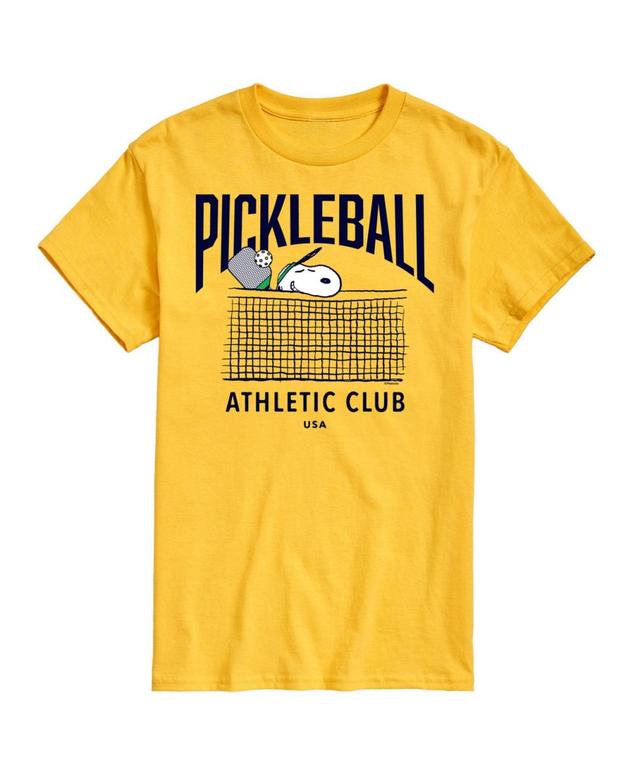 Hybrid Apparel Peanuts Pickleball Mens Short Sleeve Tee Product Image