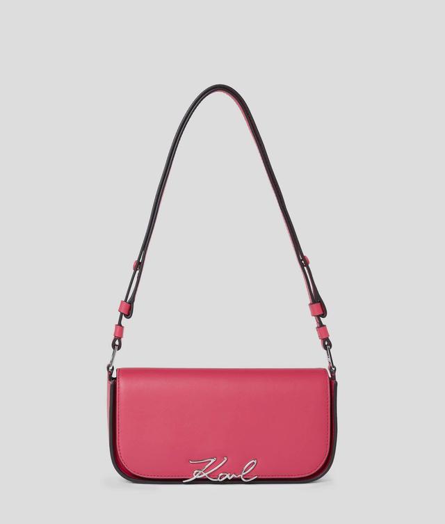 K/SIGNATURE TWO-WAY CROSSBODY BAG Product Image