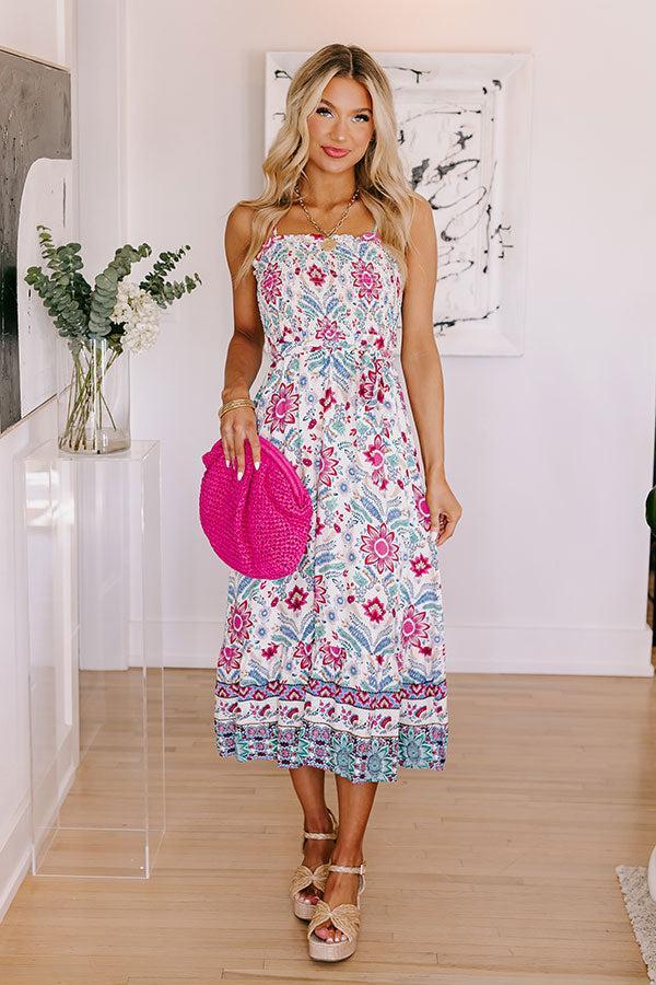 Brunch In Tucson Floral Midi Product Image