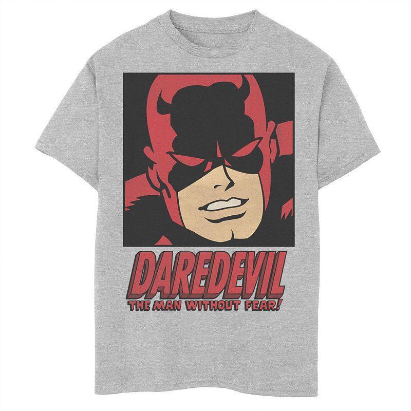 Boys 8-20 Marvel Daredevil Man Without Fear Graphic Tee, Boys Athletic Grey Product Image