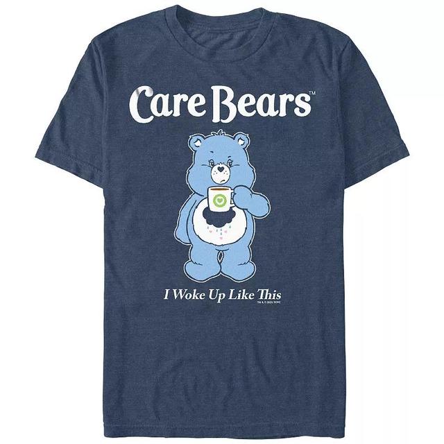 Mens Care Bears I Woke Up Like This Graphic Tee Navy Grey Product Image