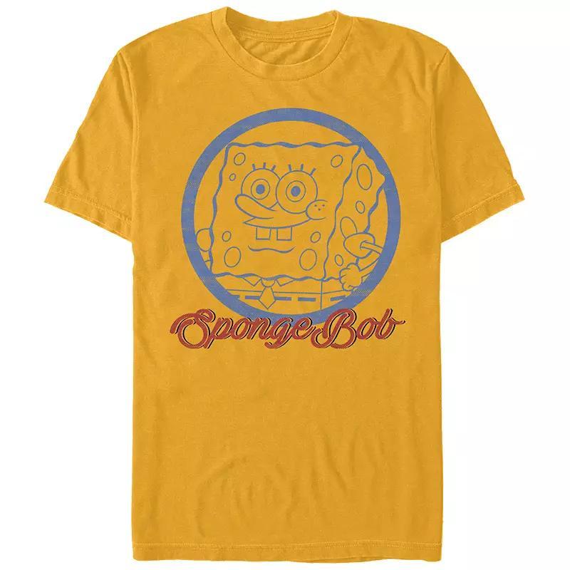 Mens SpongeBob SquarePants Stamp Graphic Tee Product Image