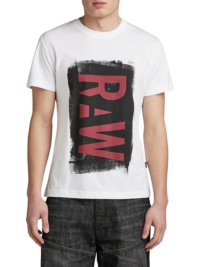 Mens Painted Raw Logo T-Shirt Product Image