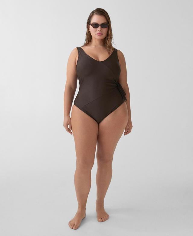 Mango Womens Side Knot Swimsuit Product Image