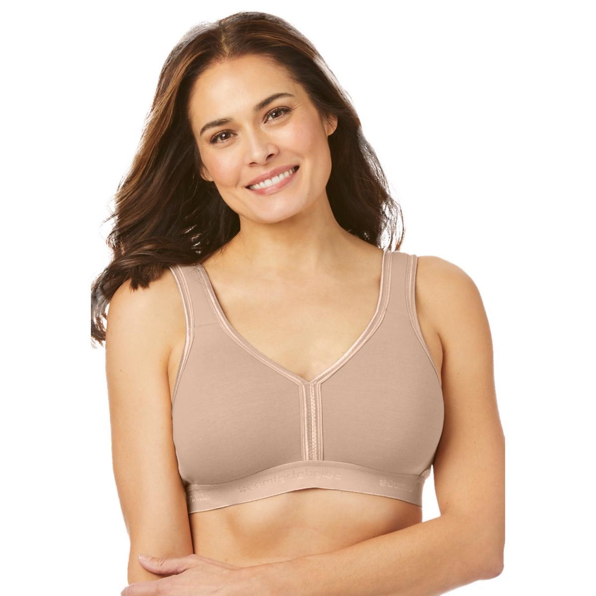 Comfort Choice Womens Wireless Back-Close Lounge Bra Product Image