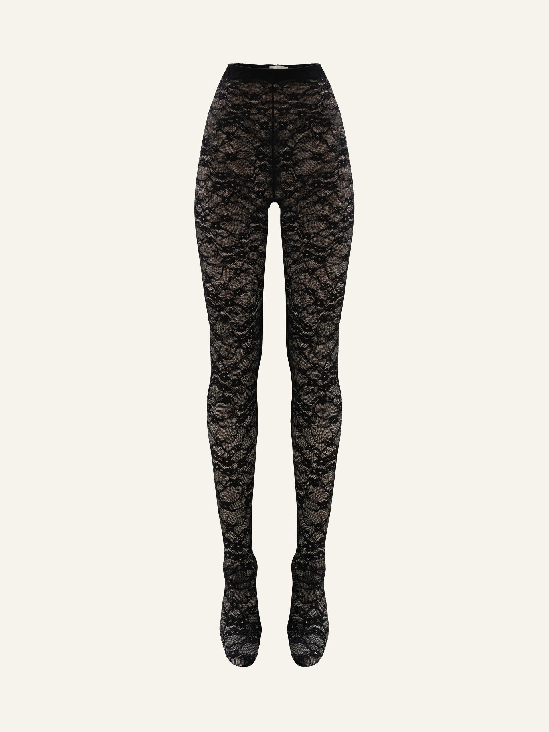 Lace Skin leggings in Onyx Product Image