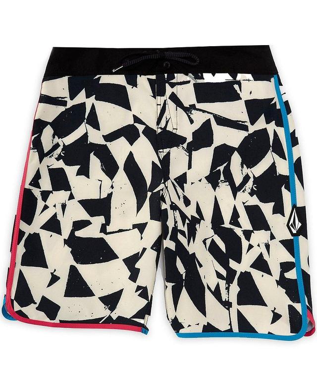 Volcom Lido Print Scallop Mod 19#double; Outseam Board Shorts Product Image