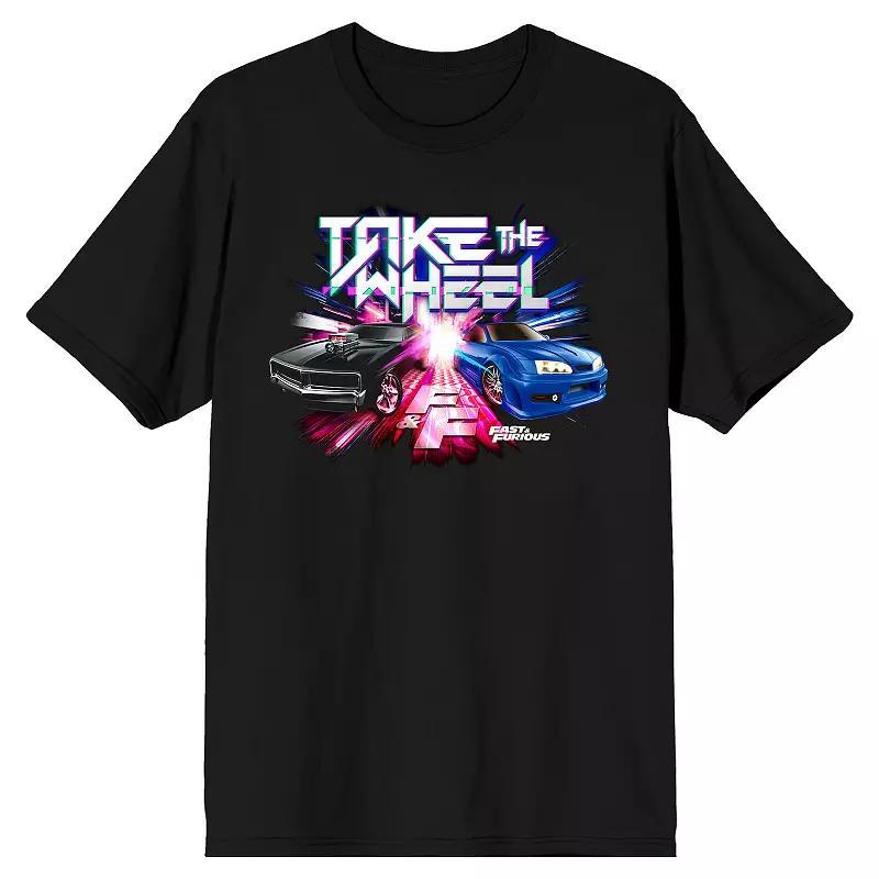 Mens Fast & Furious Take the Wheel Graphic Tee Product Image