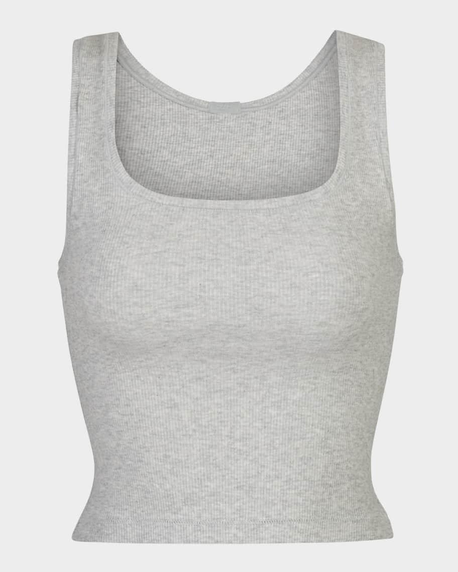 Cotton Rib Cropped Tank Product Image