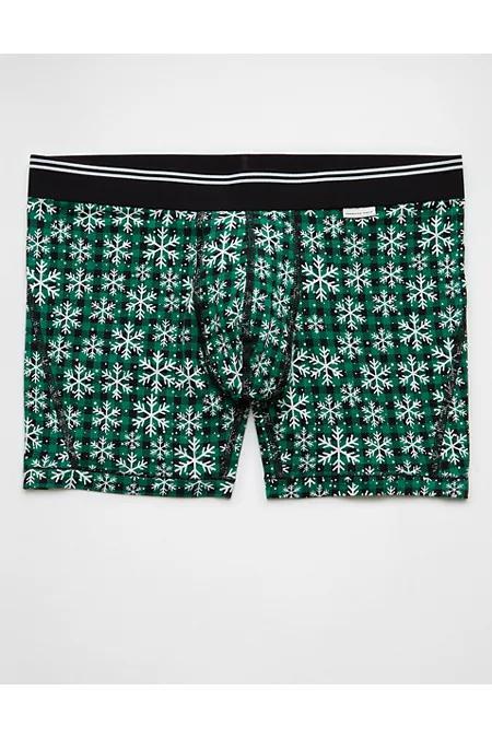 AEO Mens Plaid 4.5 Ultra Soft Boxer Brief Men's Product Image