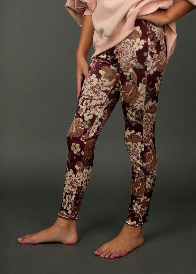 Myla Leggings in Currant Floral Product Image