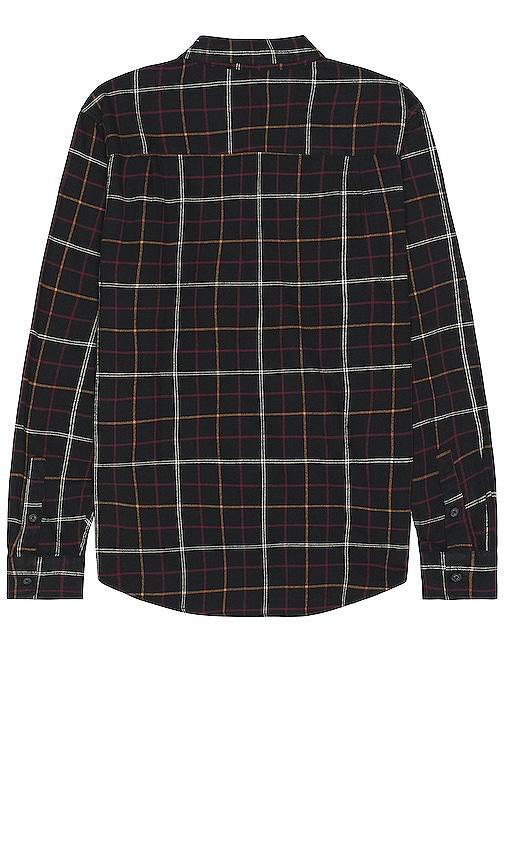 WAO The Flannel Shirt in Black. Product Image