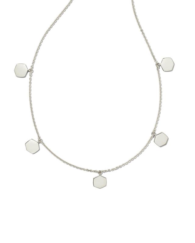 Kendra Scott Davis Strand Necklace in Sterling Silver | Metal Product Image