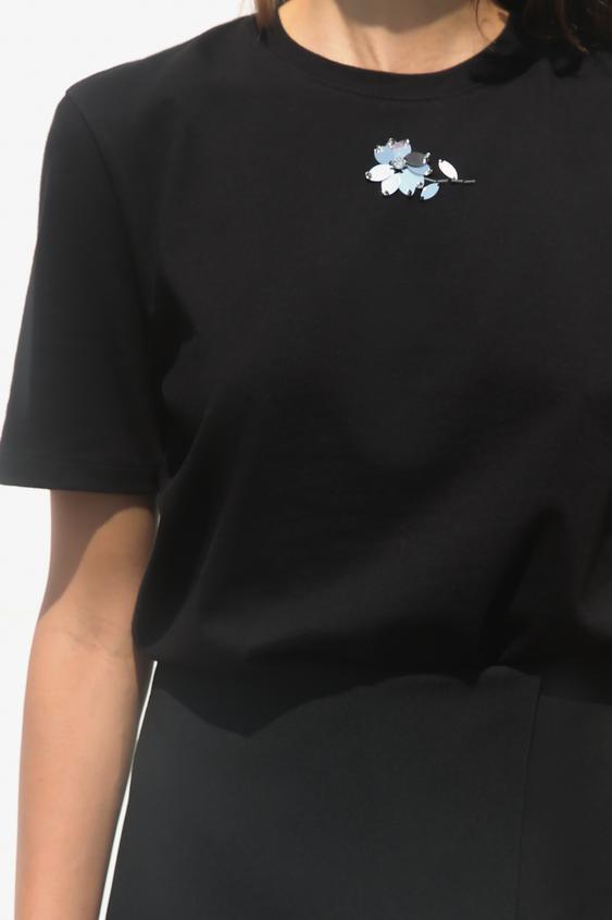 FLOWER JEWEL T-SHIRT Product Image