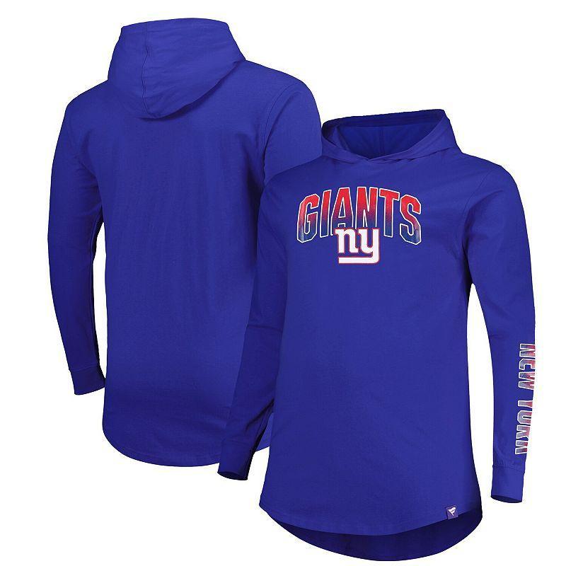 Mens Fanatics Branded Royal New York Giants Big & Tall Front Runner Pullover Hoodie Product Image