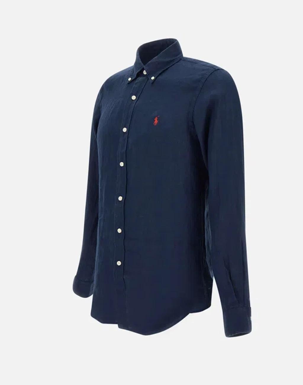 POLO RALPH LAUREN Shirt  Men Color Navy In Blue Product Image