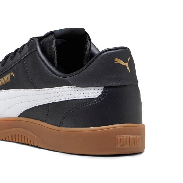 PUMA Club 5v5 Men's Sneakers in Black/White/Gold Product Image