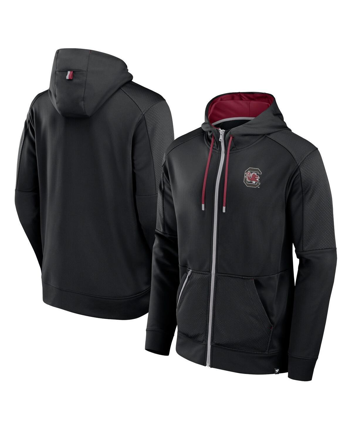 Fanatics Mens Black South Carolina Gamecocks Defender Full-Zip Hoodie - Black Product Image