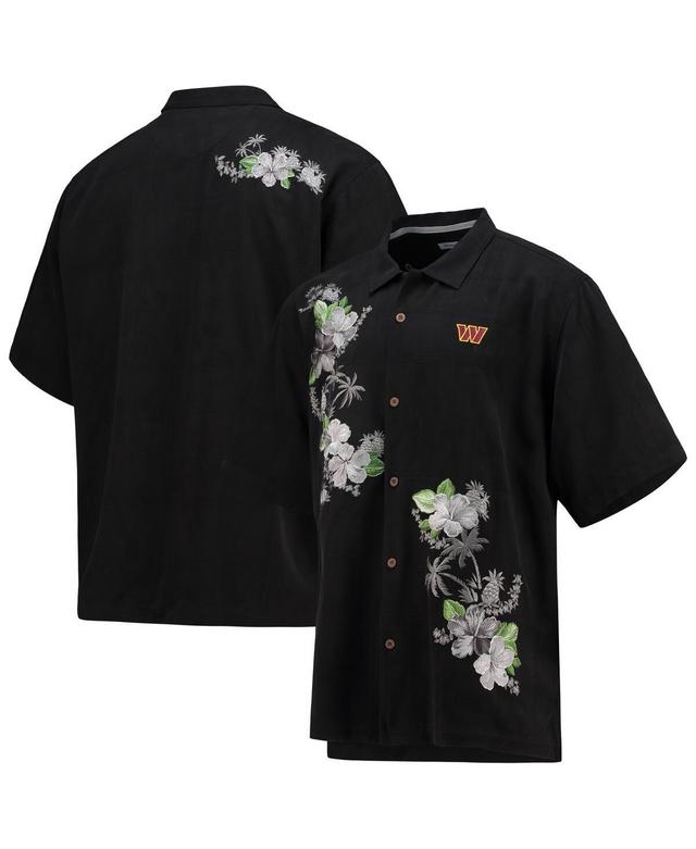 Tommy Bahama Mens Black Washington Commanders Azule Oasis Button-Up Shirt Product Image