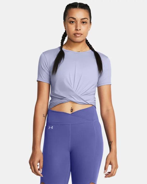 Womens UA Motion Crossover Crop Short Sleeve Product Image