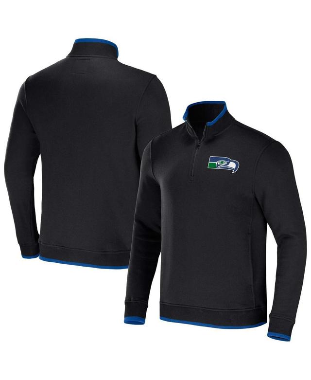 Mens NFL x Darius Rucker Collection by Fanatics Seattle Seahawks Logo Quarter-Zip Top Product Image