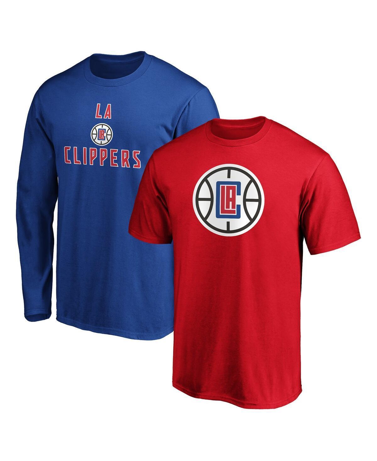 Mens Fanatics Branded /Royal LA Clippers T-Shirt Combo Pack Product Image