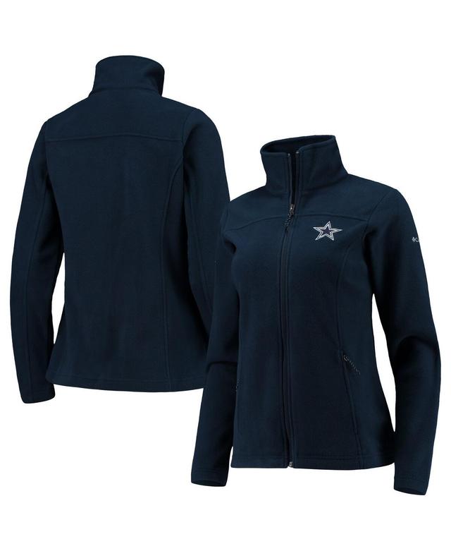 Womens Columbia Dallas Cowboys Give and Go Fleece Full-Zip Jacket Blue Product Image