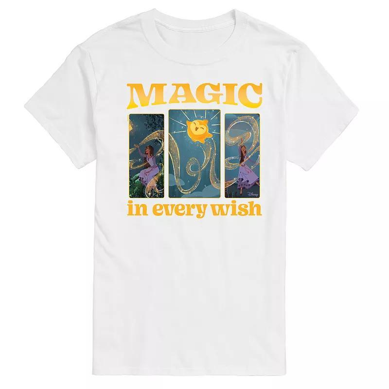 Disneys Wish Big & Tall Magic In Every Wish Graphic Tee, Mens Product Image