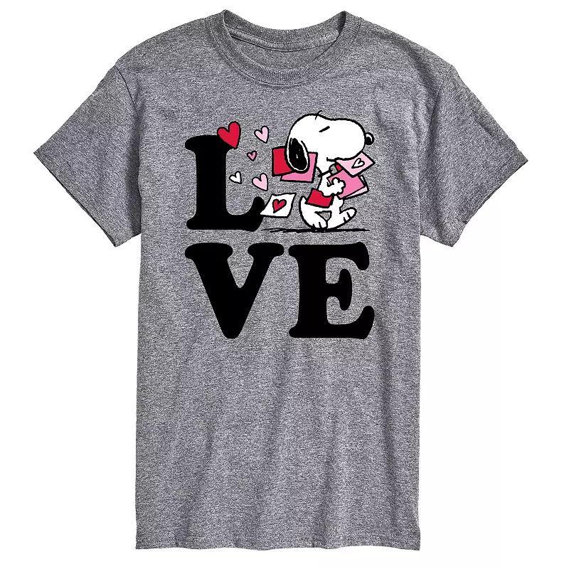 Mens Peanuts Love Snoopy Tee Product Image