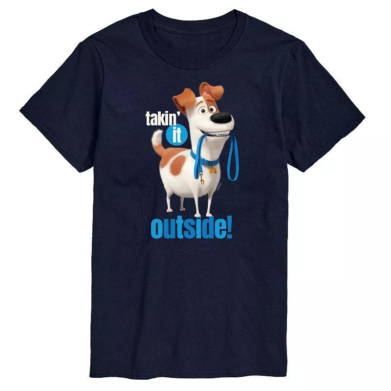 Big & Tall The Secret Life Of Pets Take It Outside Graphic Tee, Mens Product Image