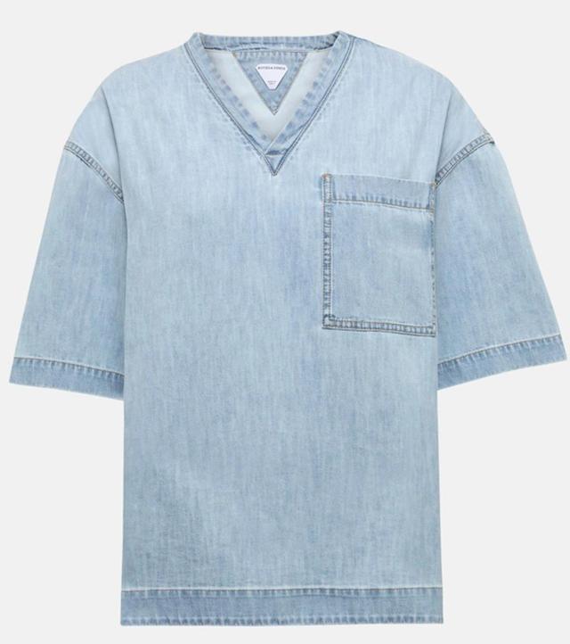 Denim Top In Blue Product Image