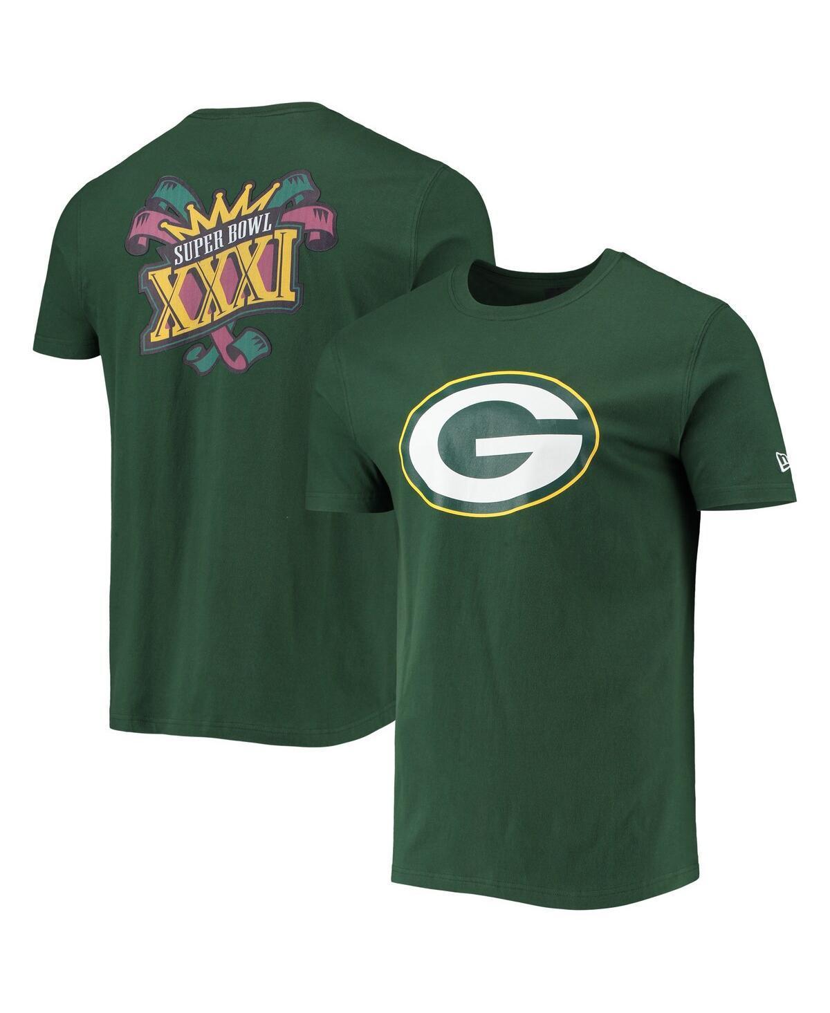 Mens New Era Bay Packers Patch Up Collection Super Bowl XXXI T-Shirt Product Image