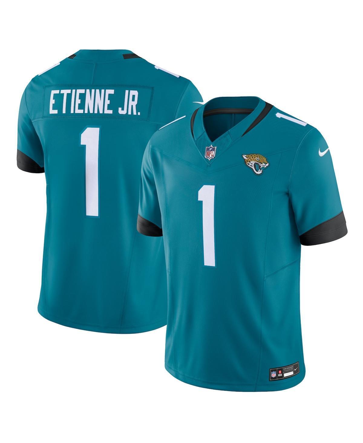 Mens Nike Travis Etienne Teal Jacksonville Jaguars Vapor F. U.S. E. Limited Jersey Product Image