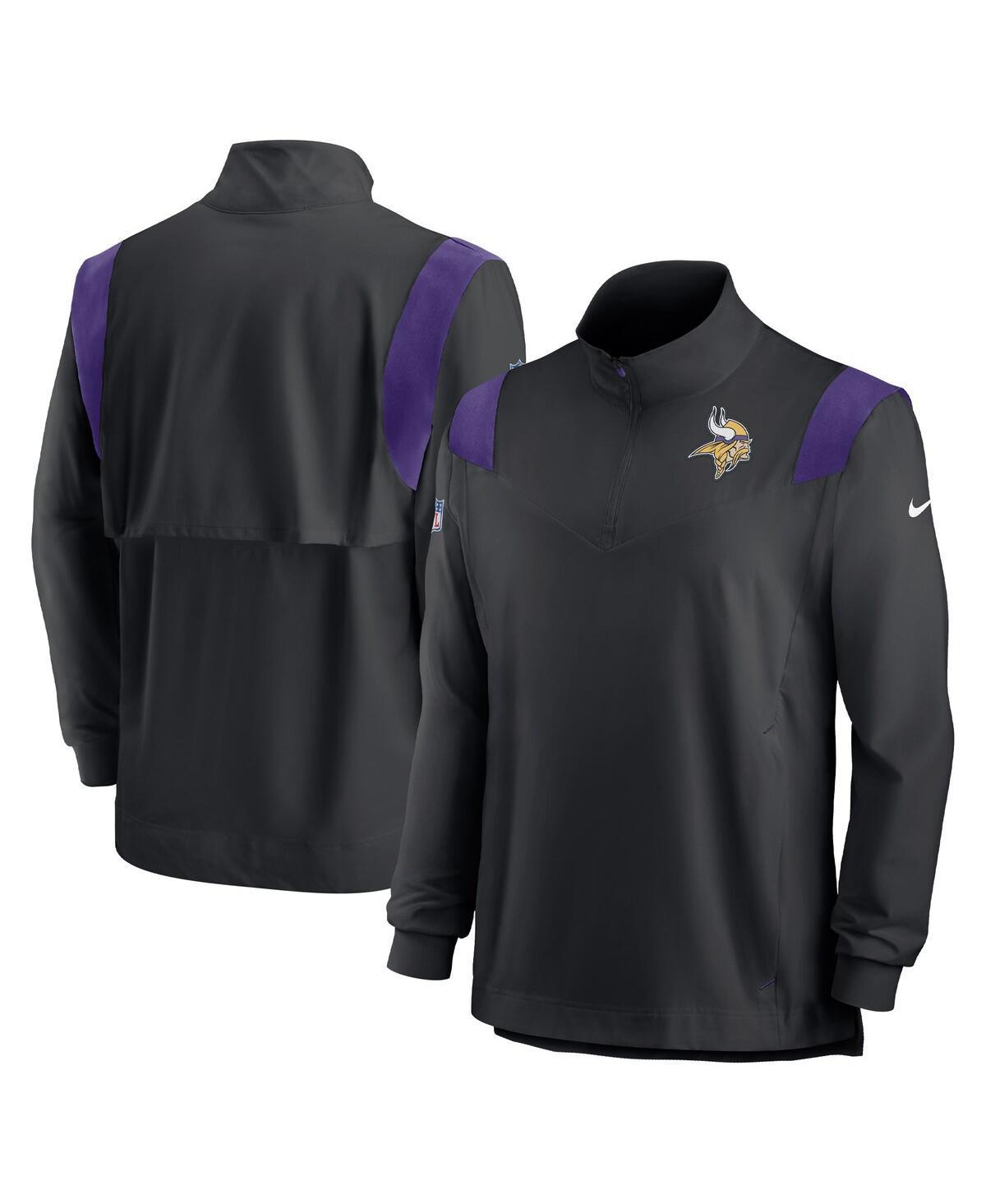 Mens Nike Pewter Tampa Bay Buccaneers Sideline Coach Chevron Lockup Quarter-Zip Long Sleeve Top Product Image