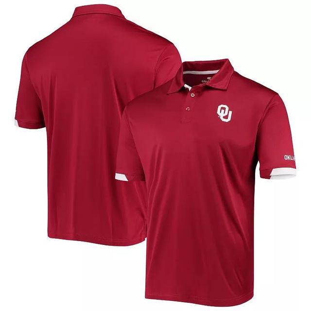 Mens Colosseum Crimson Oklahoma Sooners Santry Polo Product Image