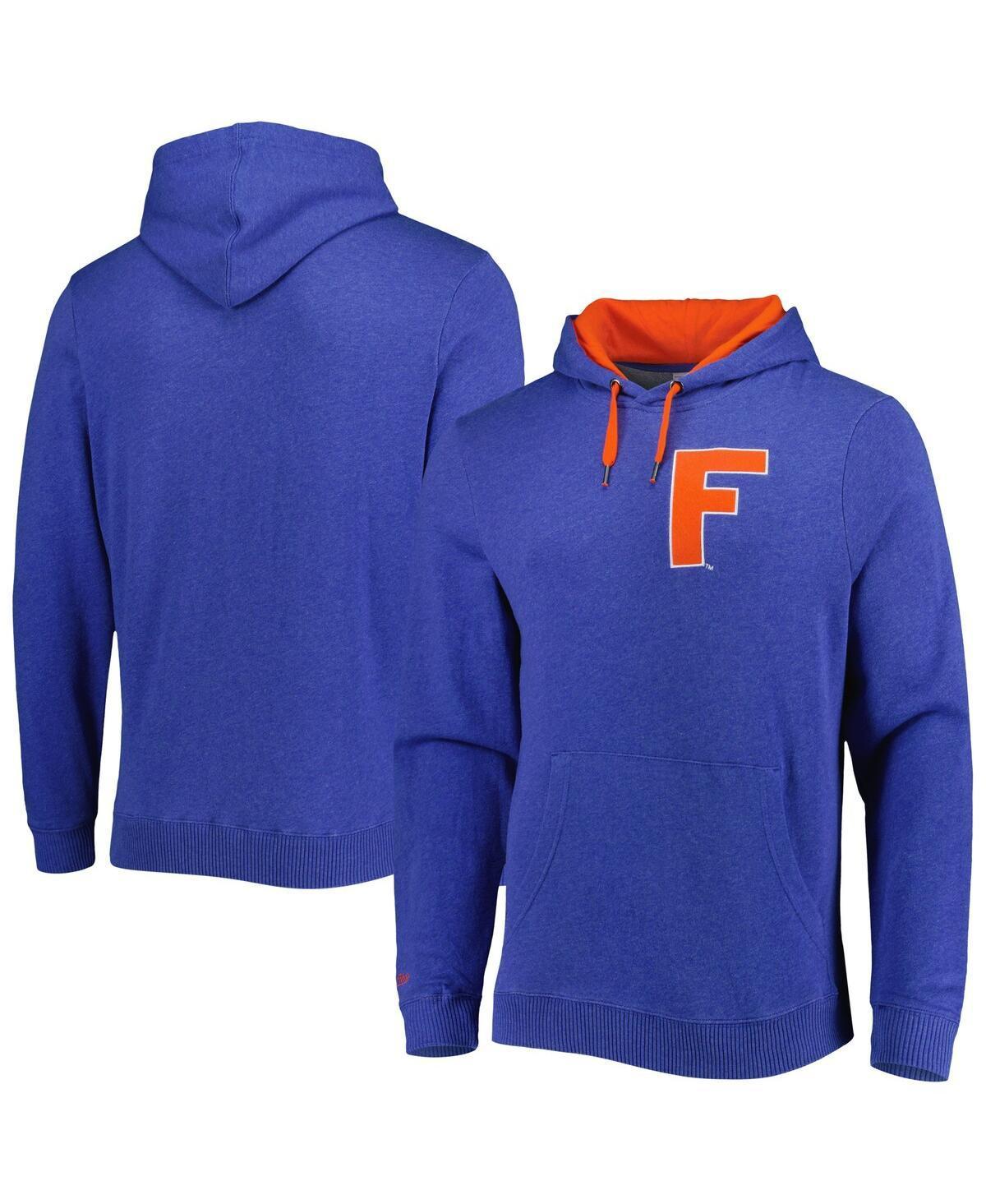 Mens Mitchell & Ness Royal Florida Gators Classic French Terry Pullover Hoodie Product Image