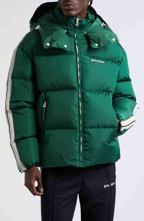 Mens Hooded Puffer Track Jacket Product Image