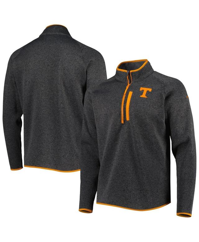 Mens Columbia Charcoal Tennessee Volunteers Canyon Point Omni-Shield Raglan Half-Zip Top Product Image