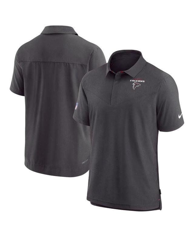 Nike Mens Black Carolina Panthers Sideline Lockup Performance Polo - Black Product Image