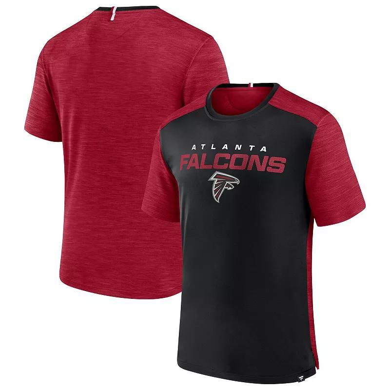 Mens Fanatics Branded /Red Atlanta Falcons Defender Evo T-Shirt Product Image