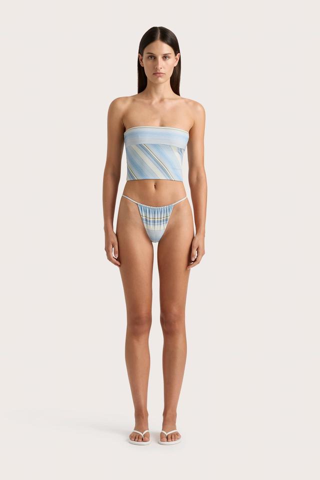 Jean Swim Top Futura Stripe Sky Blue Product Image