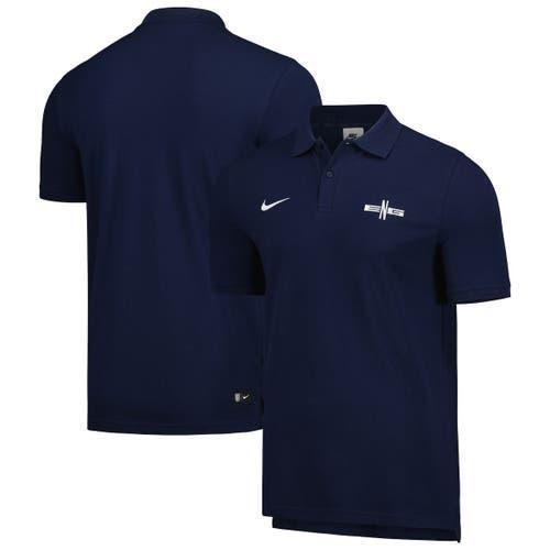 Mens Nike Blue England National Team Pique Polo Product Image