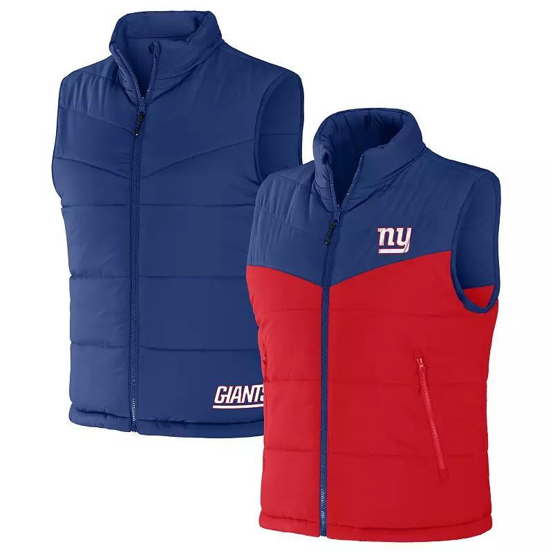 Mens NFL x Darius Rucker Collection by Fanatics Royal New York Giants Colorblocked Full-Zip Vest Product Image