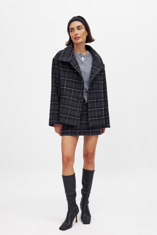 Checked Mini Skirt Product Image