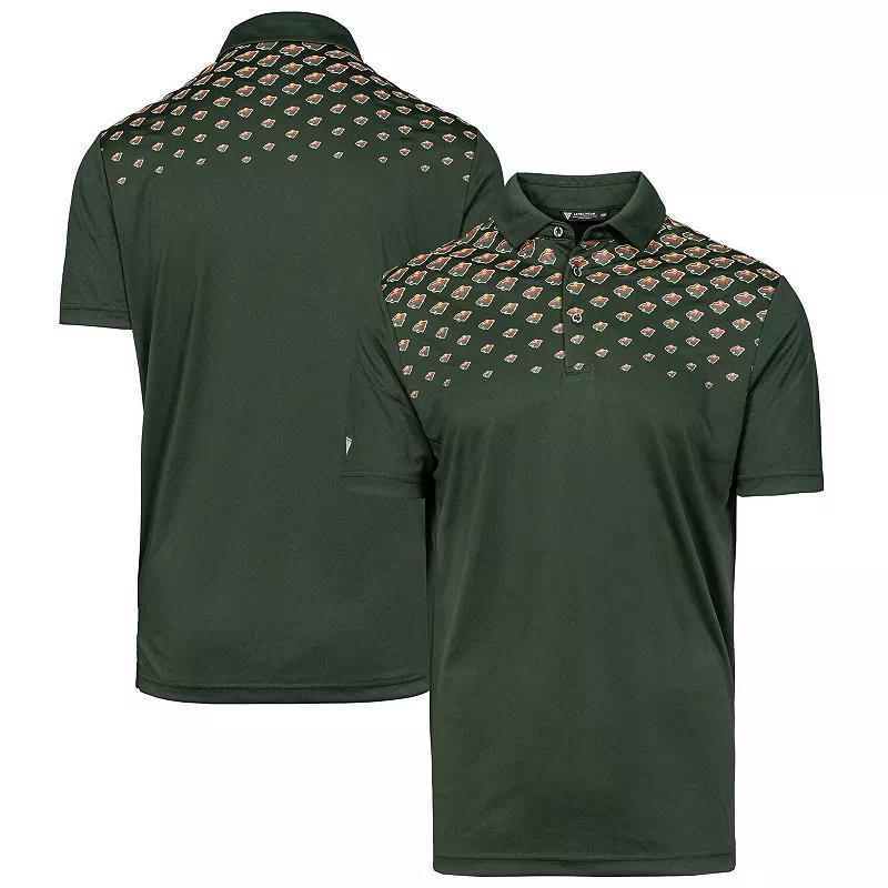 Mens Levelwear Hunter Green Minnesota Wild NHL x PGA Original Polo Product Image