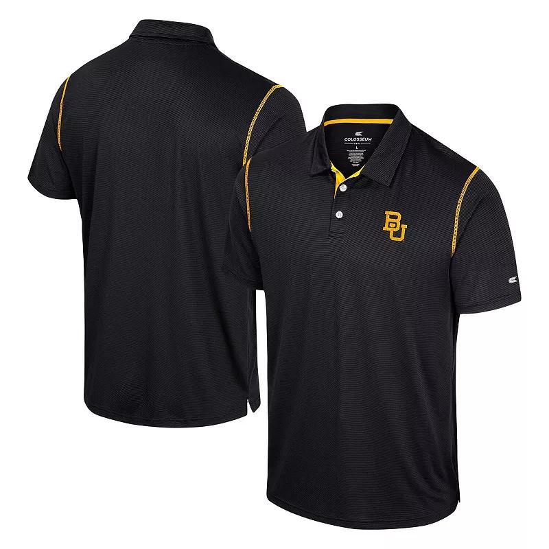 Mens Colosseum Black Baylor Bears Cameron Polo Product Image