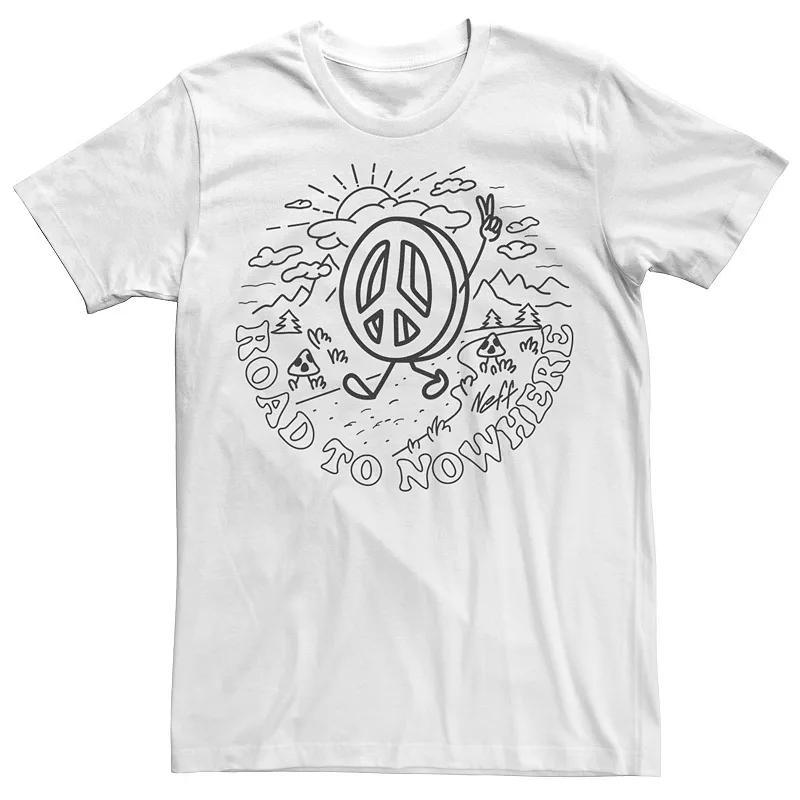 Mens Peace Road To Nowhere Graphic Tee Product Image