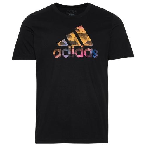 adidas Mens adidas Tiro BOS T-Shirt - Mens Black/Multi Color Product Image