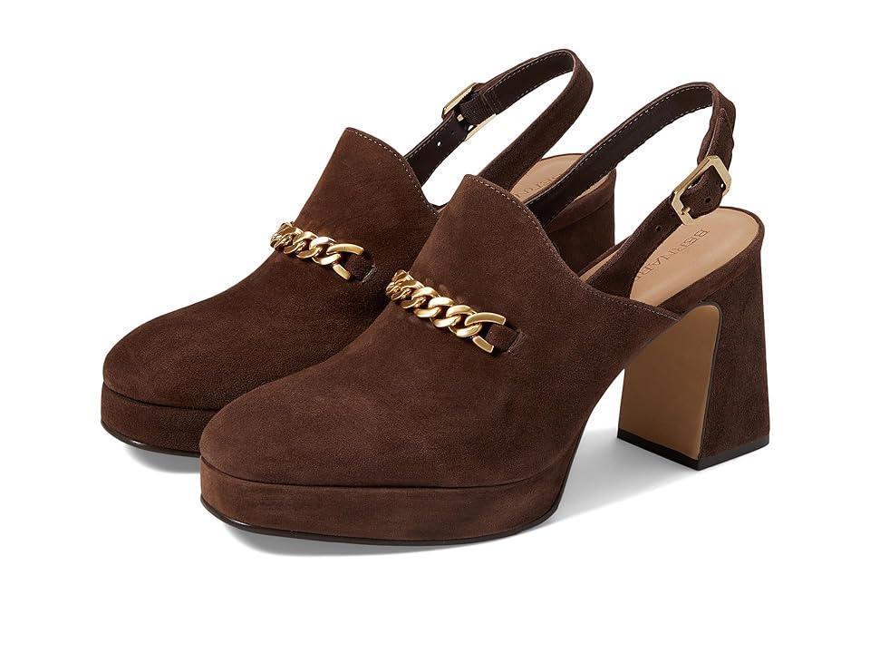 Womens Napa Suede Platform Mules Product Image